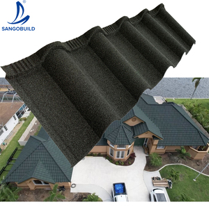 Tegole Metalliche Rivestite in Pietra per Hotel Moderni, Resistenti al Calore, Prodotte a Macchina, Durevoli e di Lunga Durata per Templi, Scuole e Archi Alti - Product Image 1