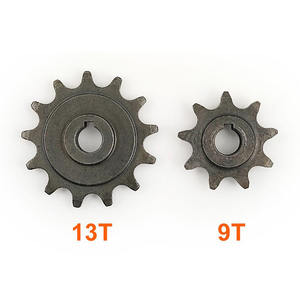 Motor <span class=keywords><strong>de</strong></span> engranaje <span class=keywords><strong>de</strong></span> acero <span class=keywords><strong>de</strong></span> 9 <span class=keywords><strong>dientes</strong></span> y 13 <span class=keywords><strong>dientes</strong></span> para piñón <span class=keywords><strong>de</strong></span> rueda <span class=keywords><strong>de</strong></span> cadena <span class=keywords><strong>de</strong></span> <span class=keywords><strong>bicicleta</strong></span> eléctrica Compatible con MY1016Z MY1018 - Product Image 1