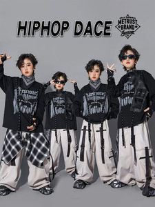<span class=keywords><strong>Disfraz</strong></span> de Hip-Hop para Niños, Chaleco de Hip-Hop, Traje de Hip-Hop para Niños, <span class=keywords><strong>Disfraz</strong></span> de Calle para Actuaciones, <span class=keywords><strong>Disfraz</strong></span> Moderno para Niños - Product Image 1