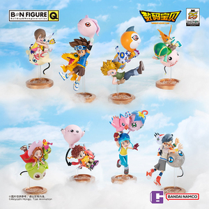 Figura Coleccionable Auténtica BN FIGURE Q de <span class=keywords><strong>Digimon</strong></span> Adventure, Caja Sorpresa del 25 Aniversario, Set de 8 Piezas, Decoración de Escritorio, Regalo de Anime - Product Image 6
