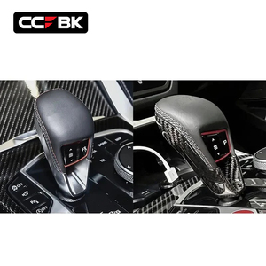 Per BMW G87 M2 G80 G81 M3 G82 G83 M4 Competition CS 2020-2026 Copertura Pomello Cambio in Fibra di Carbonio Secca per Controllo Centrale - Product Image 5