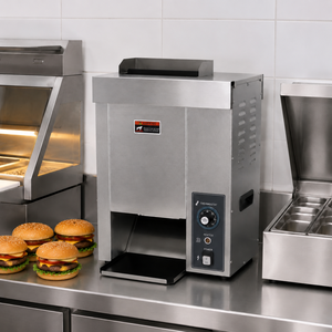 Tostadora Vertical de Panes para <span class=keywords><strong>Hamburguesas</strong></span>, Equipo Tostador de Pan con Banda Transportadora, Mismo Modelo Usado por Burger King, Ideal para Cadenas de Comida Rápida - Product Image 1