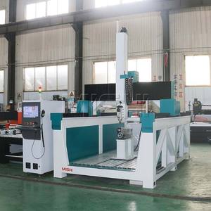 MISHI Sculpture Statue Figure Colonne <span class=keywords><strong>Capital</strong></span> Modèle Mousse Gypse Sculpture Sur Bois Rotatif 4 Axes 1325 3D CNC Routeur Machine - Product Image 2