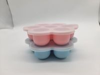 Plateau de congélation en Silicone pour aliments de bébé, four et lave-vaisselle, conteneur de stockage pour maison, plateau avec couvercle à Clip