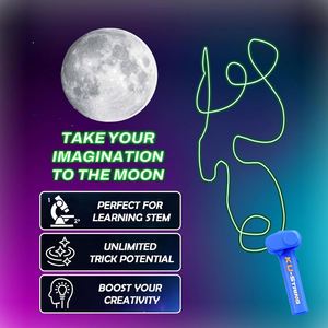Electric <b>Lights</b> Rope Propeller <b>String</b> Shooter Ow Dark Loop Lasso Stress Relief Launcher Christmas Hot Selling Factory Price - Product Image 3