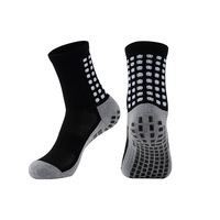 Chaussettes de football antidérapantes personnalisées, chaussettes de sport respirantes en coton, logo OEM