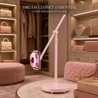 Support de tablette roulant L68S au design élégant pour routine de soin de la peau, bras long flexible en métal stable, nouveau support mobile