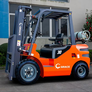 Montacargas de GLP de 3t con Tanque de Gas, Precio de Fábrica, Nuevo Montacargas Pequeño de Doble Combustible (Propano) para Almacén - Product Image 1