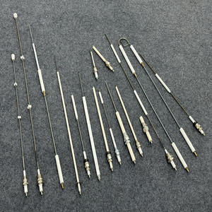 Borino geglazuurde 95% Al2O3 aluminiumoxide alumina porseleinen ontstekingselektrode ionisatiestaaf voor gasbrander vlam sensor lang - Product Image 6