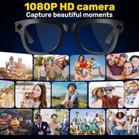 Lunettes intelligentes 4K IA avec traduction en temps réel, enregistreur audio-vidéo, matériel AR de voyage, lunettes de réalité virtuelle 1,3 pouce