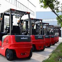 Chariot élévateur électrique autonome à intelligence artificielle avec évitement d'obstacles par GPS, batterie au plomb-acide 48V, longueur de fourche 1070mm, déplaceur latéral hydraulique