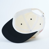 Topi Snapback Yukaihe Unisex Dewasa Berkualitas Tinggi dengan Logo Bordir Dua Warna 5 Panel Tanpa Struktur dari Katun