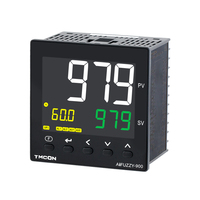 Controlador de Temperatura Digital LCD AiFUZZY979 de Alta Precisión (0.1%) con Programación de Tiempo de 80 Segmentos, PID, Rampa, Soporte y Termostato RS485 Modbus