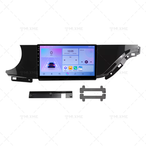 Cadre d'écran tactile stéréo de voiture de prix <span class=keywords><strong>direct</strong></span> d'usine pour CHANGAN EADO EV460 2018-2020 UV noir 9 pouces cadre de Fascia de panneau d'autoradio - Product Image 2