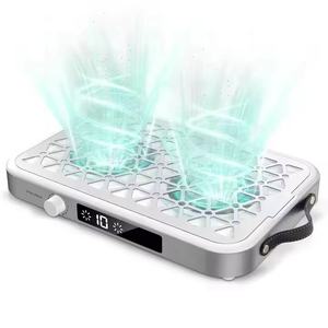 Nuevo Colector de Polvo de Uñas Profesional, Portátil, 1600PA, 10 Velocidades, Filtros Desechables (30 Unidades), Blanco Mate, Moderno - Product Image 1