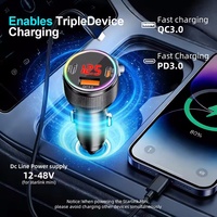 Untuk Starlink Mini 3 in 1 Pengisi Daya Mobil ke Kabel Daya DC 3M 10ft 12V-24V Voltmeter Digital LED Adaptor Pemantik Rokok