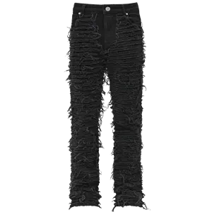 Zhuoyang may mặc giá bán buôn New jeans Mens cộng với kích thước mỏng Thẳng Dài Quần thời trang pantalon Homme Đen jeans chất lượng hàng đầu