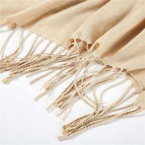 Bufanda de Invierno para Mujer, 70*180cm, Acrílico, Imitación Cachemira, Pashmina, 150g, Ligera, Sólida, Diseño Personalizado - Product Image 5