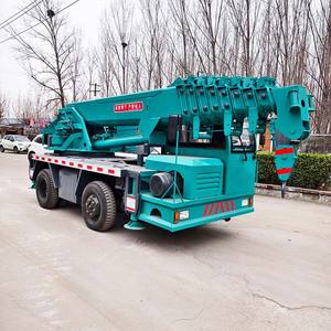 Nouvelle grue de camion télescopique de 10 tonnes, fabriquée en interne, pour travaux municipaux, à vendre - Product Image 1