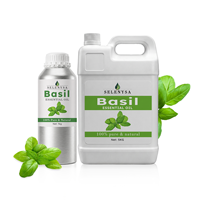 Huile Essentielle de Basilic 100% Pure Distillée à la Vapeur, Parfum de Voiture, Qualité Thérapeutique de Luxe, Diffuseur d'Aromathérapie, Soin Nourrissant pour la Peau