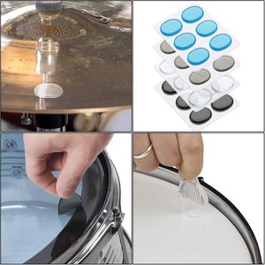 Rõ ràng trống dampeners cho bẫy trống, câm, Muffler giảm âm miếng gel, trống Damper cho Snare Tom trống Cymbals - Product Image 3