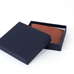 Logo sur mesure pour hommes, ceintures en cuir, boîtes d'emballage de papier fantaisie, <span class=keywords><strong>portefeuille</strong></span> en papier personnalisé avec feuille d'or, boîte-cadeau, 4 pièces - Product Image 6