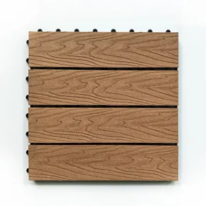 Große Anti-UV-Leistung Diy Wpc Bodenbelag Wpc Decking Holz Kunststoff Composite Wpc Decking Fliesen