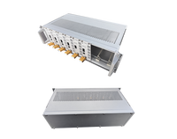 RDEKONO 3U Boîtier de sous-rack blindé avec joints, panneau latéral perforé personnalisé pour centre de données, informatique, télécommunications, usine