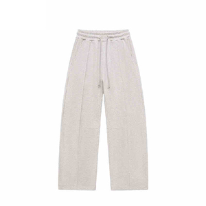 Großhandel Frühling und Herbst Custom Logo Sport Pure Cotton Elastic Band Casual Straight Leg Pants - Product Image 4