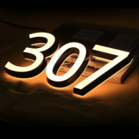 DakeSign Factory Wholesale Custom High Brightness Front Backlit LED Sign 3D Acrylic Letter Night Brand Visibility Signboard