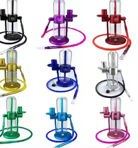 Set de Hookah Árabe Gravity, Hookah de Vidrio Giratoria, Hookah con Doble Filtro, Pipa - Product Image 3