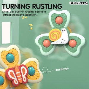 3 jouets de bain pour bébé, abeille, papillon, escargot, insecte, <span class=keywords><strong>jouet</strong></span> à faire tourner, <span class=keywords><strong>jouet</strong></span> à <span class=keywords><strong>ventouse</strong></span> - Product Image 4