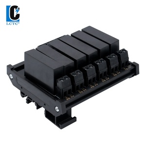 Módulo de relé de estado sólido, carril DIN de 6 canales, fácil de instalar, control de CC, CA, CC, positivo común, negativo - Product Image 4