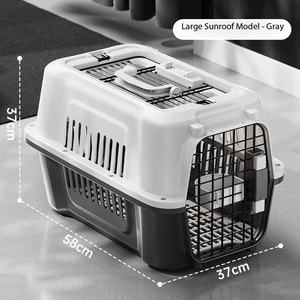 Cage de transport pliable et étanche pour animaux de compagnie, transporteur portable pour chats et chiens, durable, transport aérien, chiens de petite et moyenne taille - Product Image 2