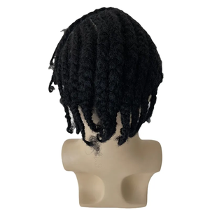 Cornrow <span class=keywords><strong>trenzas</strong></span> peluca masculina <span class=keywords><strong>con</strong></span> bordes caja de pelo de bebé <span class=keywords><strong>trenzas</strong></span> piel fina pu prediseñado tupé de <span class=keywords><strong>hombres</strong></span> indios para <span class=keywords><strong>hombres</strong></span> negros - Product Image 3
