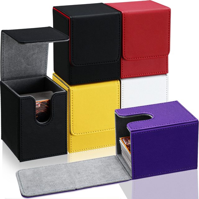 100+ Card Deck Game Box Magnetic Playing Card Storage Box for Cards Compatible with TCG