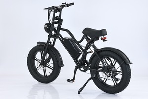 ZUKKA Bicicleta Eléctrica para Adultos, Motor de Tracción Trasera 500W, 20 "Fat Tire Dirt Bike, Bicicleta Todo Terreno para Nieve, Arena, Carretera - Product Image 4
