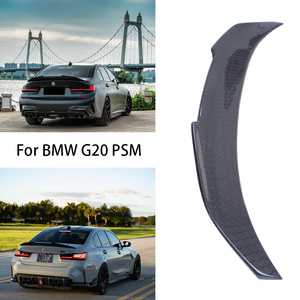 For 3 Series G20 G28&M3 G80 PSM Style Honeycomb Carbon Fiber <b>Rear</b> <b>Spoiler</b> Trunk Wing 2018-2025 - Product Image 1