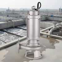 Pompe submersible chinoise en acier inoxydable de 4 pouces pour eaux usées, 7 CV, 2,5 kW, haute pression, garantie 1 an, 50 unités