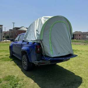 Auvent de toit de voiture pour quatre saisons, imperméable, simple, en polyester Oxford 210D, forme ovale, taille complète, pour 2 personnes, cadre en fibre de verre - Product Image 3