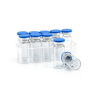 Vente en gros de flacons en verre stériles RTU de 10 ml, transparents, ambrés, pré-stérilisés, dépyrrogénés, flacons pharmaceutiques vides