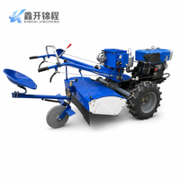 Traktor Dorong 18HP Dengan Rotary Tiller, Mesin Pengolah Tanah Roda Dua untuk Budidaya dan Pengolahan Tanah Pertanian