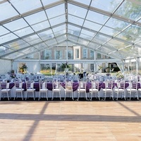 Tente Événementielle 2025 au Design Populaire, avec Cadre en Aluminium, pour Extérieur et Bâche PVC Imperméable – Idéale pour Mariages et Fêtes