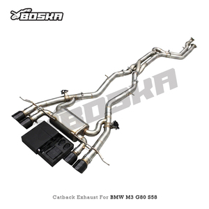 Système d'échappement sport à soupapes BSK pour BMW M2/M3/M4 G87/G80/G82/G8X S58 3.0T 2021-2024, avec tuyau intermédiaire en Z à longueur égale et commande - Product Image 6