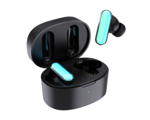 RGB照明付きTWSインナーイヤーヘッドホン、LEDバッテリーインジケーター搭載、<span class=keywords><strong>Bluetooth</strong></span> V5.3対応交換用イヤホンシェル - Product Image 1