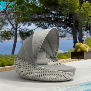 Uland Bán Chạy Ghế Phơi Nắng Giường Mây Mây Tròn Ngoài Trời Có Mái Che Đồ Nội Thất Sân Trong Giường Ban Ngày Bằng Mây Tròn Đi Biển - Product Image 3