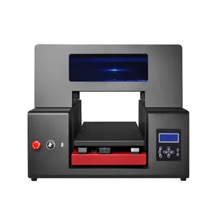 Refinecolor New Technology A3 Uv Flatbed Printing machine Double Heads Phone Case Uv Printer A3 Uv Led Printer Factory printer