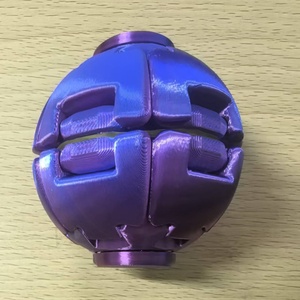 Pelota Antiestrés Impresa en 3D Colorida, Spinner de Doble Uso para Presionar y Girar, Juguete Pequeño de Oficina para Combatir el Aburrimiento - Product Image 2