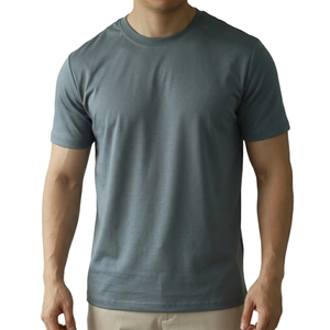 2026 New Wholesale Black Printed Oversized Streetwear Heavyweight <b>Polyester</b> Cotton Luxury <b>tshirt</b> - Product Image 1