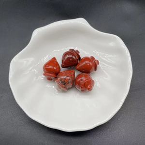 Pierres de guérison en cristal de 20 mm, cadeaux, petite taille, forme mignonne, plusieurs matériaux disponibles, cristal fraise - Product Image 4